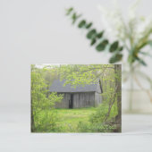 Connecticut Barn Post Card Briefkaart (Staand voorkant)