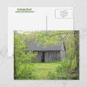 Connecticut Barn Post Card Briefkaart (Voorkant / Achterkant)