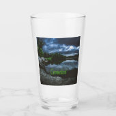 Connecticut Beuece Lake Trees Glas (Voorkant)