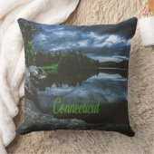 Connecticut Beuece Lake Trees Kussen (Deken)
