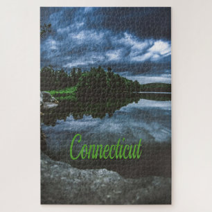 Connecticut Beuece Lake Trees Legpuzzel