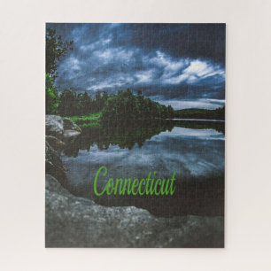 Connecticut Beuece Lake Trees Legpuzzel
