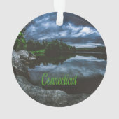 Connecticut Beuece Lake Trees Ornament (achterkant)