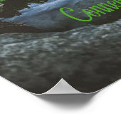 Connecticut Beuece Lake Trees Poster (Hoek)