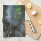 Connecticut Beuece Lake Trees Theedoek (Quarter Fold)