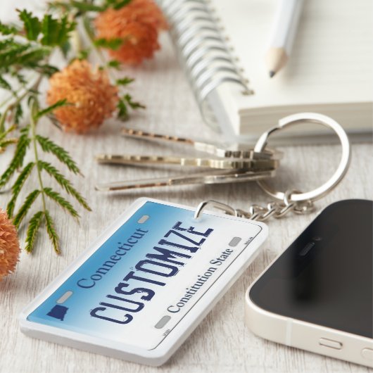  Connecticut-bord sleutelhanger (Voorkant Rechts)