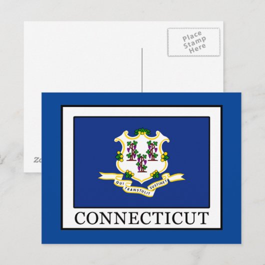 Connecticut Briefkaart (Voorkant / Achterkant)