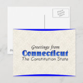 Connecticut Briefkaart (Voorkant / Achterkant)
