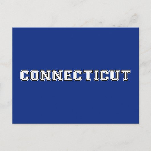 Connecticut Briefkaart (Voorkant)