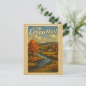 connecticut briefkaart (Staand voorkant)