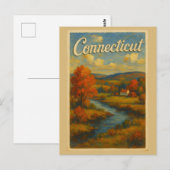 connecticut briefkaart (Voorkant / Achterkant)