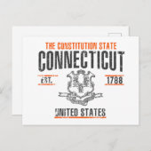 Connecticut Briefkaart (Voorkant / Achterkant)