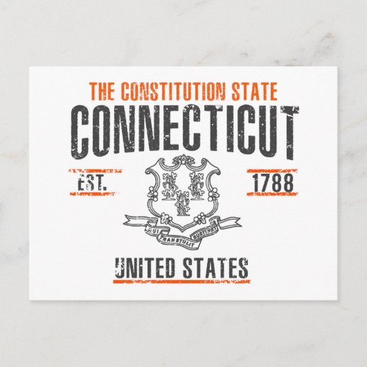 Connecticut Briefkaart (Voorkant)