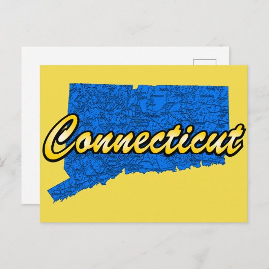 Connecticut Briefkaart (Voorkant / Achterkant)