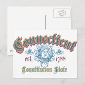 Connecticut Briefkaart (Voorkant / Achterkant)