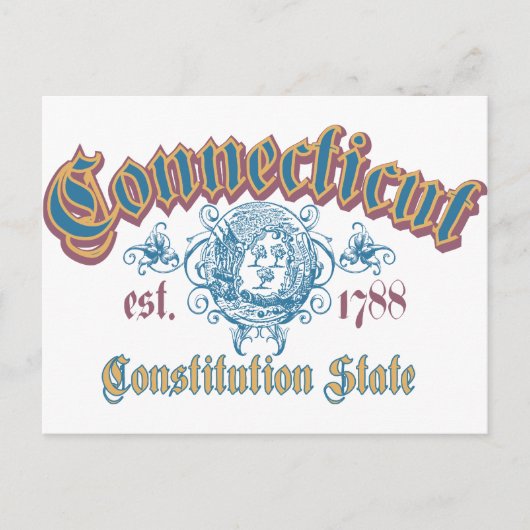 Connecticut Briefkaart (Voorkant)