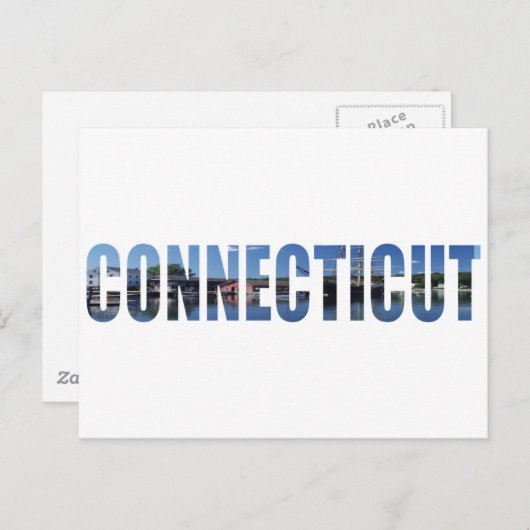 Connecticut Briefkaart (Voorkant / Achterkant)
