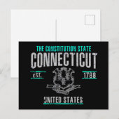 Connecticut Briefkaart (Voorkant / Achterkant)