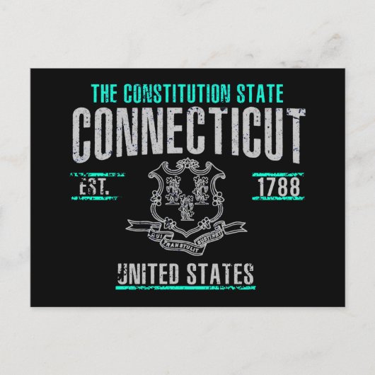 Connecticut Briefkaart (Voorkant)