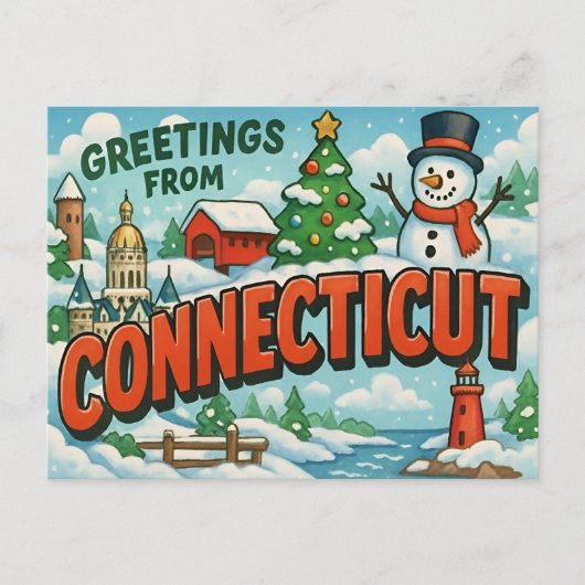CONNECTICUT-Briefkaart Briefkaart (Voorkant)