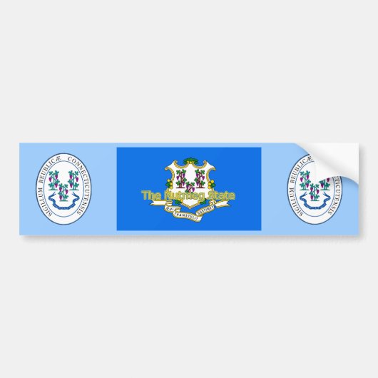 Connecticut Bumpersticker (Voorkant)