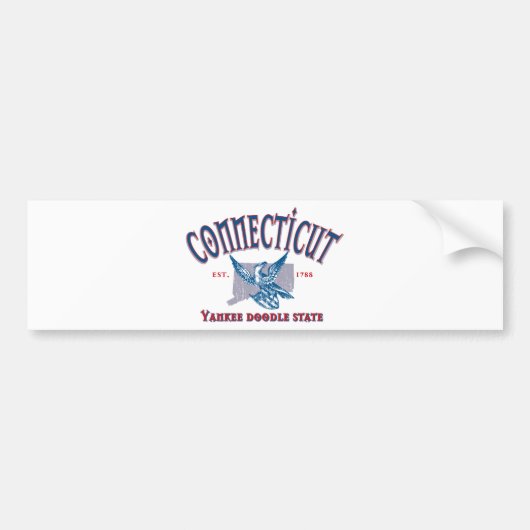 Connecticut Bumpersticker (Voorkant)