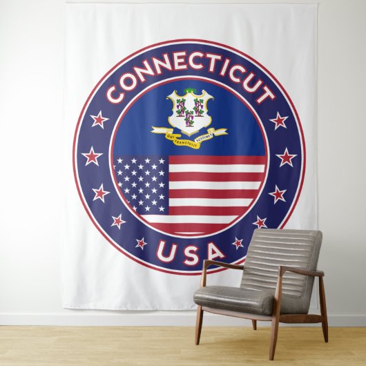 Connecticut canvas, poster wandkleed (In situ)