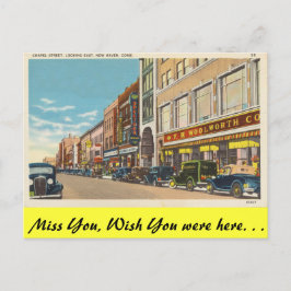 Connecticut, Chapel Street, New Haven Briefkaart