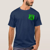 Connecticut Chapter - Logo 2-zijdig groen T-shirt (Voorkant)