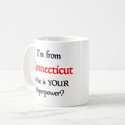 connecticut coffee mug koffiemok (Voorkant links)