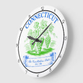 Connecticut Constitution Staat Tijdstuk Grote Klok (Hoek)