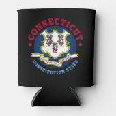 CONNECTICUT CONSTITUTION STATE FLAG BLIKJESKOELER (Voorkant)