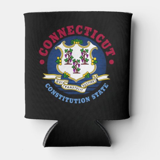CONNECTICUT CONSTITUTION STATE FLAG BLIKJESKOELER (Voorkant)