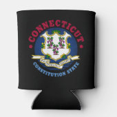 CONNECTICUT CONSTITUTION STATE FLAG BLIKJESKOELER (Achterkant)