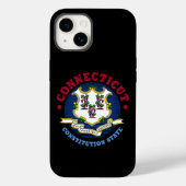 CONNECTICUT CONSTITUTION STATE FLAG Case-Mate iPhone CASE (Achterkant)