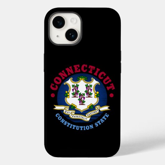 CONNECTICUT CONSTITUTION STATE FLAG Case-Mate iPhone CASE (Achterkant)