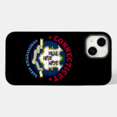 CONNECTICUT CONSTITUTION STATE FLAG Case-Mate iPhone CASE (Achterkant (horizontaal))