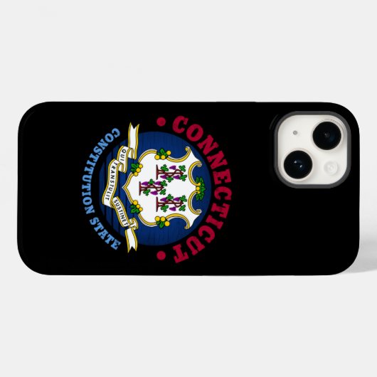 CONNECTICUT CONSTITUTION STATE FLAG Case-Mate iPhone CASE (Achterkant (horizontaal))