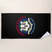 CONNECTICUT CONSTITUTION STATE FLAG STRANDLAKEN (Voorkant)