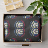 CONNECTICUT CONSTITUTION STATE FLAG TISSUEPAPIER (Geschenk)