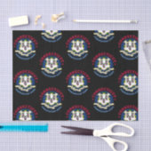 CONNECTICUT CONSTITUTION STATE FLAG TISSUEPAPIER (Craft)