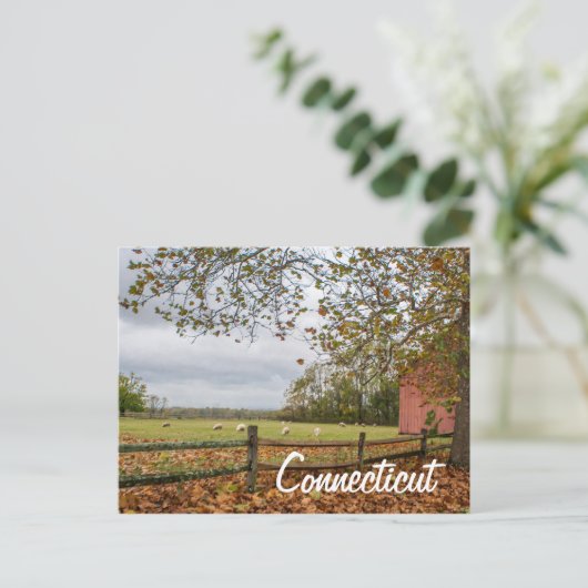 Connecticut Country Boerderij Briefkaart (Staand voorkant)