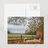 Connecticut Country Boerderij Briefkaart (Voorkant / Achterkant)