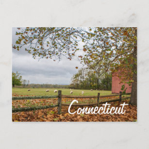 Connecticut Country Boerderij Briefkaart