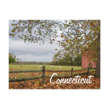 Connecticut Country Boerderij Briefkaart