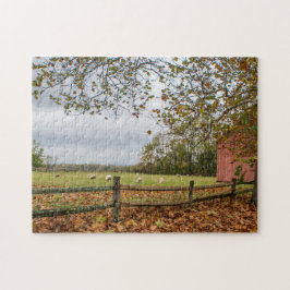 Connecticut Country Boerderij Puzzle Legpuzzel