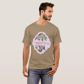 Connecticut Design Motif Illustration for Traveler T-shirt (Voorkant volledig)