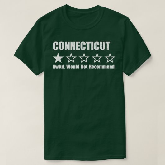 Connecticut Een Review TShirt 1 (Design voorkant)