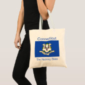 Connecticut Flag Bag Tote Bag (Voorkant (product))