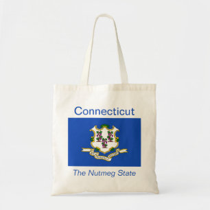 Connecticut Flag Bag Tote Bag